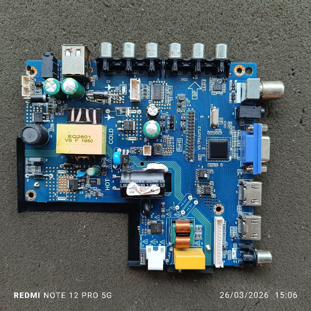 mb Mainboard asli cabutan led tv televisi universal ke tv cina GAZELA led tv 32 in 32 inch dll