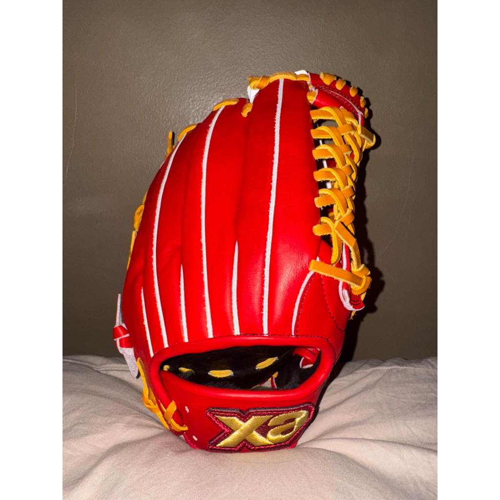 [GLOVE SOFTBALL BASEBALL NEW XANAX] Spectrum Red