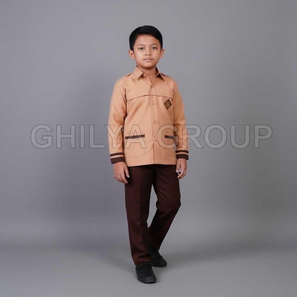 baju pramuka siaga licin, baju pramuka siaga panjang, baju pramuka siaga, baju pramuka licin, baju p