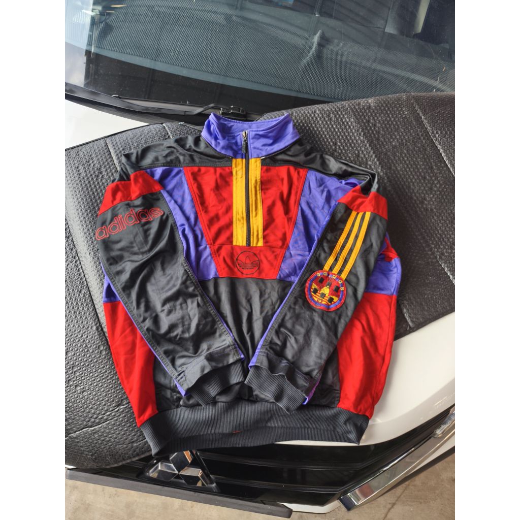 Halfzip tracktop Adidas Vintage RARE XL