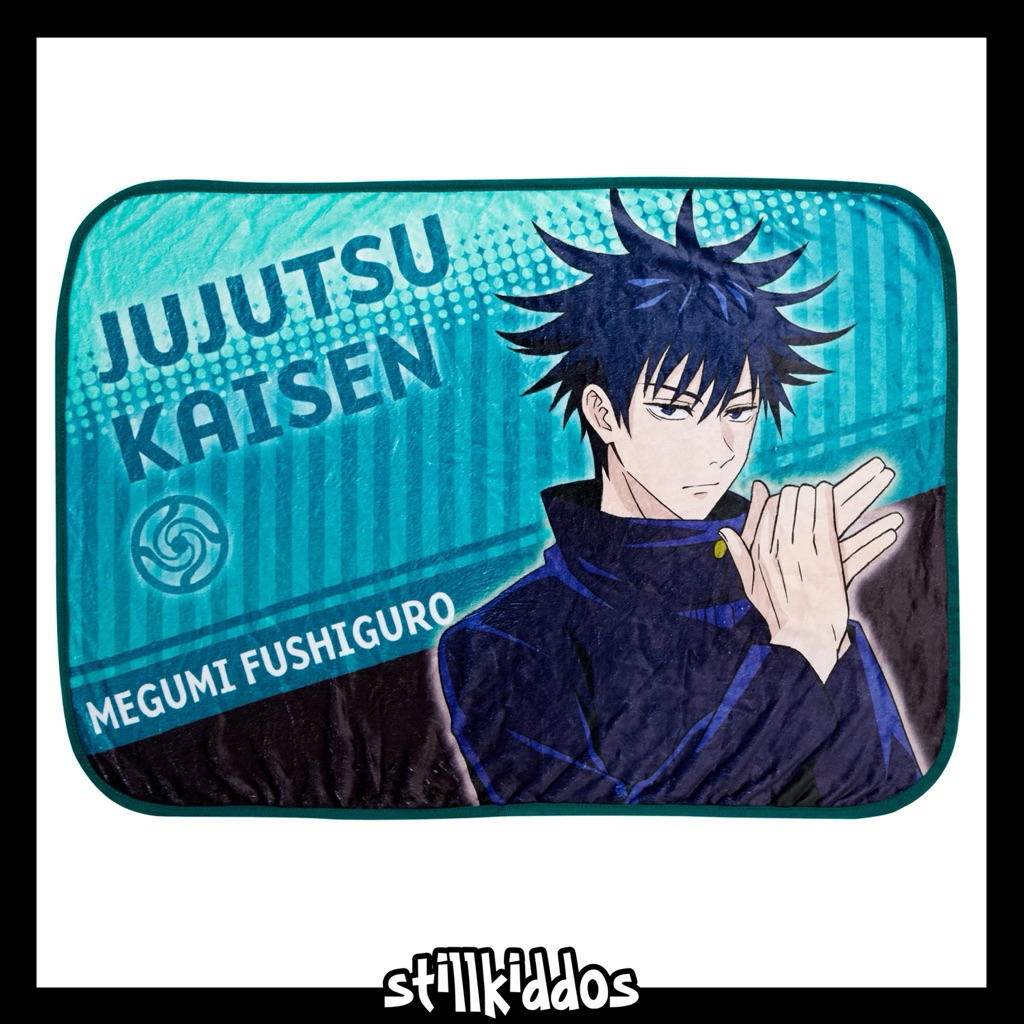 OFFICIAL MERCHANDISE [ JUJUTSU KAISEN]  flannel blanket fushiguro megumi newtag jujutsu kaisen selim