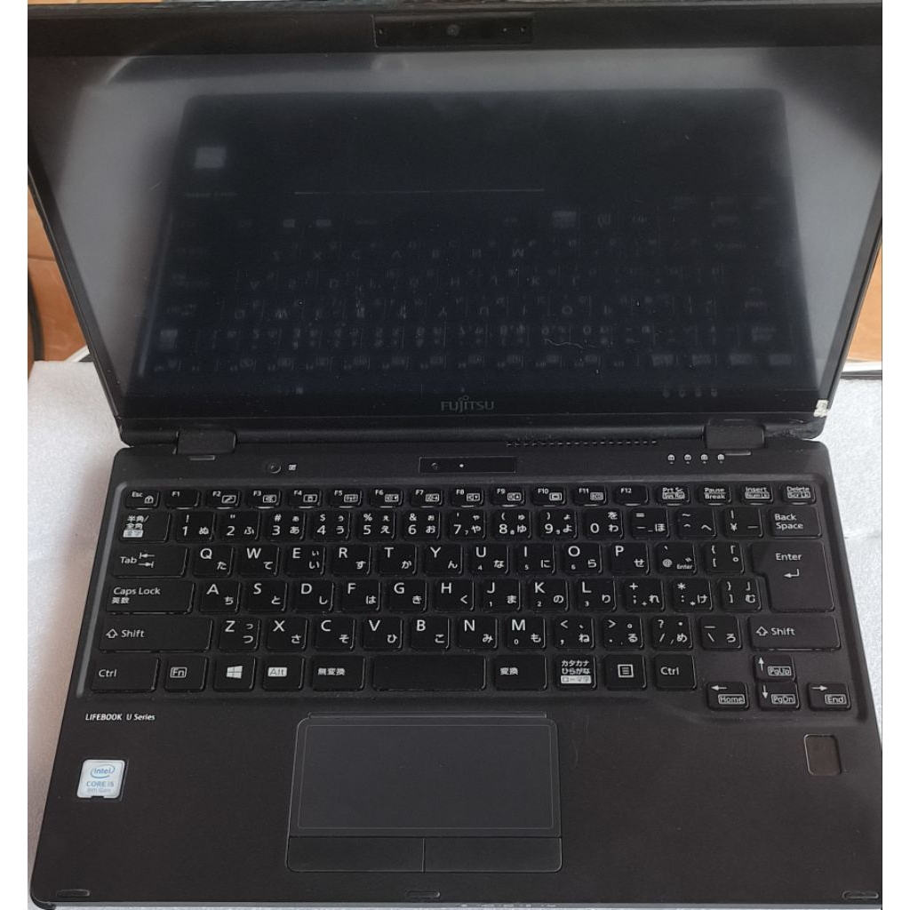 termurah Fujitsu U939 touchscreen 360° i5 gen 8 ram 8gb sss 256  pan syluss ori bawaan made in jepan