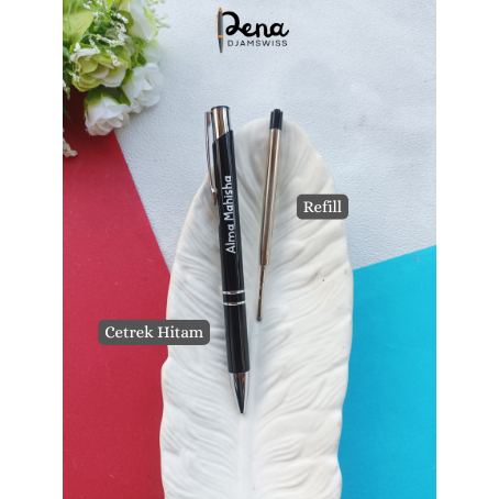 Pena Pulpen eksklusif custom nama untuk souvenir gift