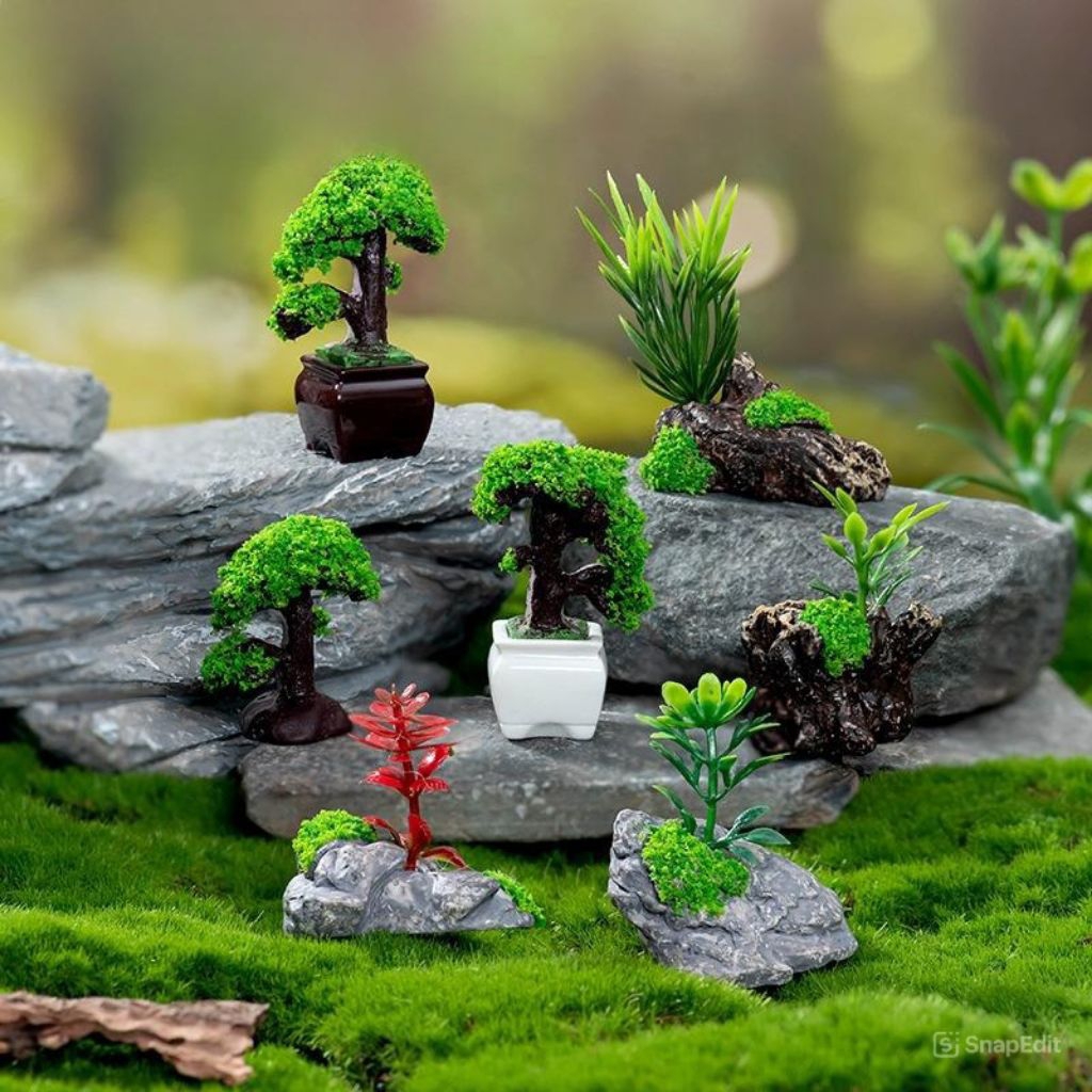 DIORAMA BATU KARANG BONSAI