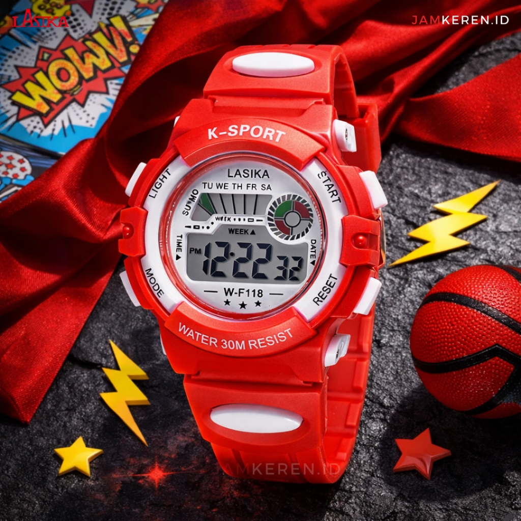 Jam Tangan | Jam Tangan Laki Laki | Jam Tangan Anak Laki Laki | Jam Tangan Anak - Lasika 7118 WF118