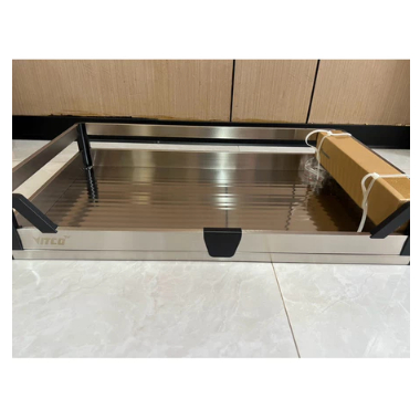 VITCO SIDES STAINLESS STELL MULTIPURPOSE DRAWER SLOW MOTION /RAK TARIK SLOWMOTION VITCO