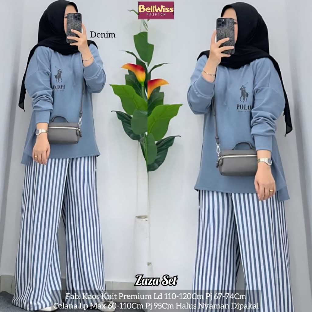Pakaian Wanita ZAZA STYLE SET Trend FASHION HQ From BeLLWiSS