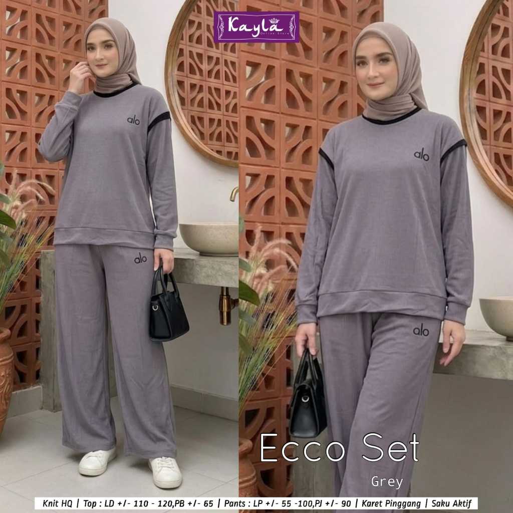 Pakaian Wanita HQ ECCO SET From kAYLA FASHION STORE