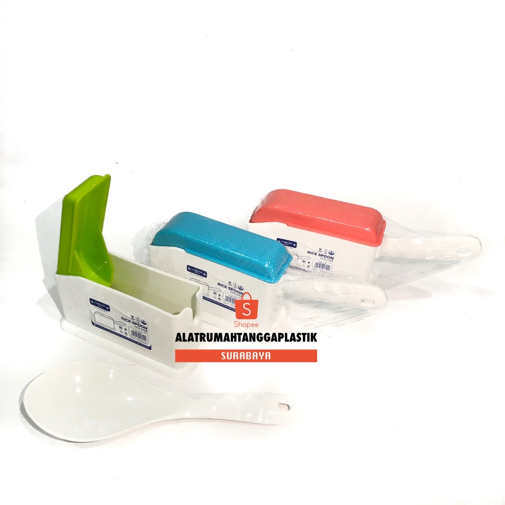 1pc Tempat Entong Nasi Plastik / Tempat Centong Nasi Plastik / Rice Spoon Holder / Tempat Entong Luc