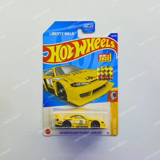 HOTWHEELS LB SUPER SILHOUETTE NISSAN SILVIA S15 LBWK KUNING FACTORY SEALED 2022