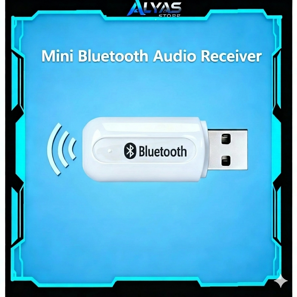 Bluetooth receiver wireless Musik tinggal colok ke port usb Speaker Aktif Audio Mobil tanpa kabel