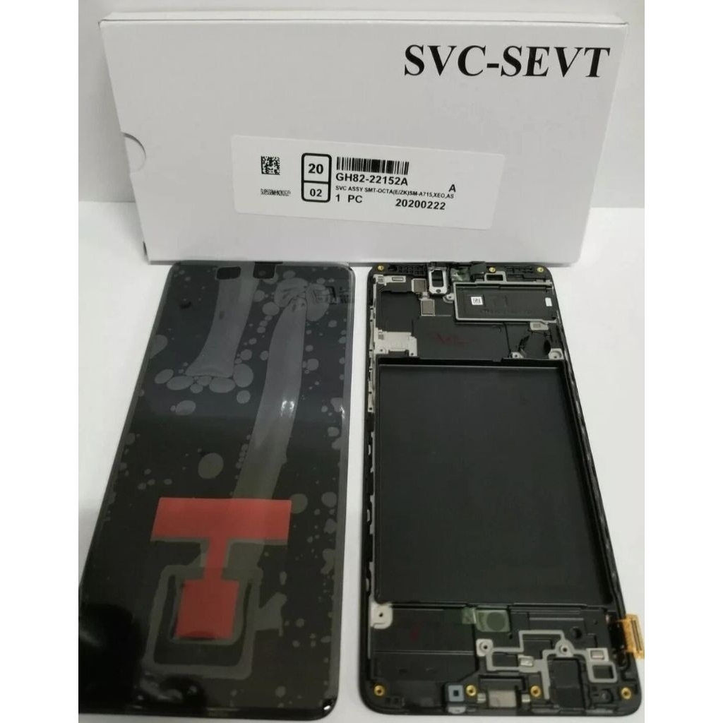 Lcd Copotan Samsung A71 Original Super Amoled + Frame