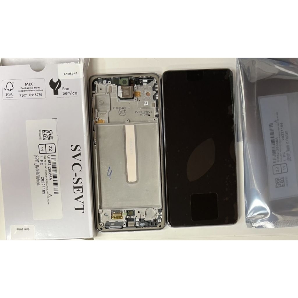 Lcd Copotan Samsung A73 5G Original Super Amoled + Frame