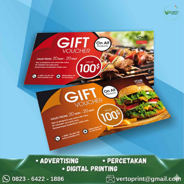 CETAK VOUCHER / KUPON | CUSTOM VOUCHER
