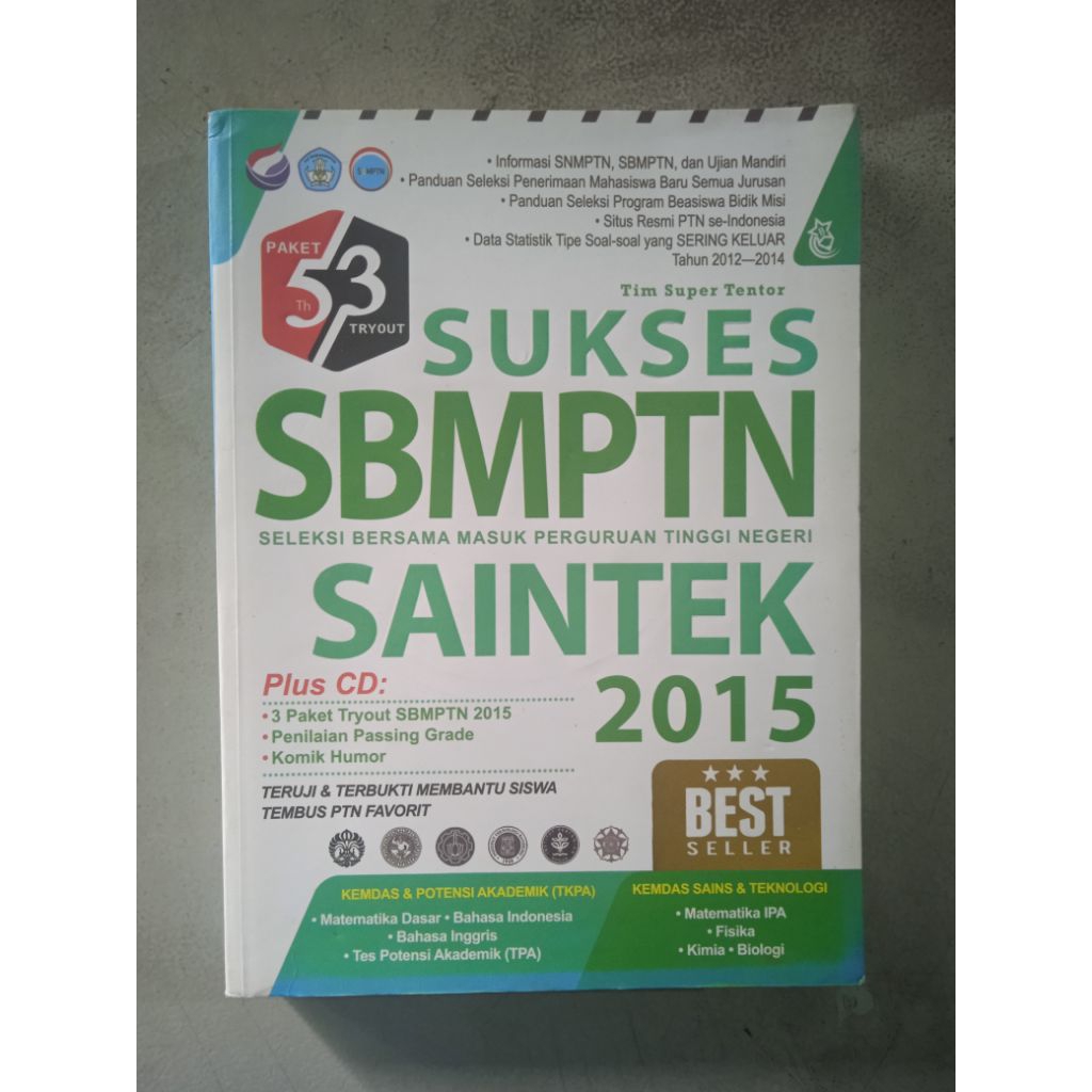 Buku Sukses SBMPTN Saintek 2015