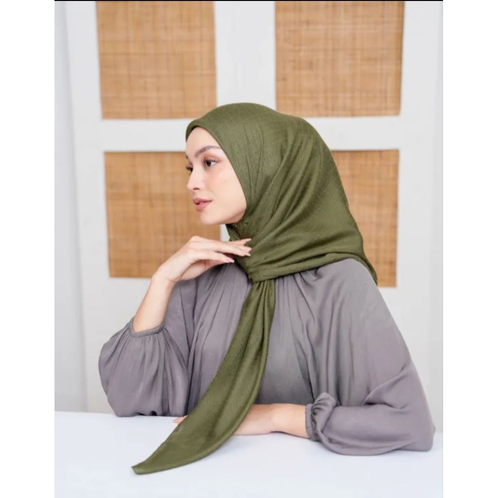 Signature Emboss Scarf by HL Heaven Lights