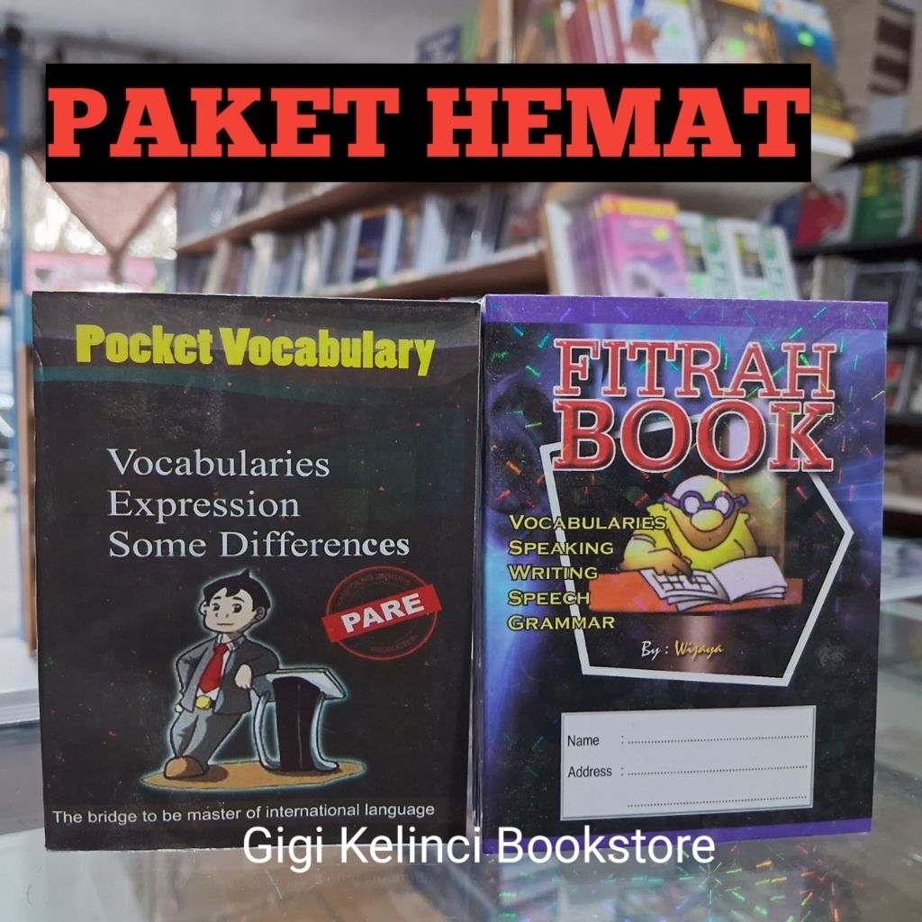 PAKET HEMAT FITRAH BOOK DAN POCKET VOCABULARY HARGA GROSIR