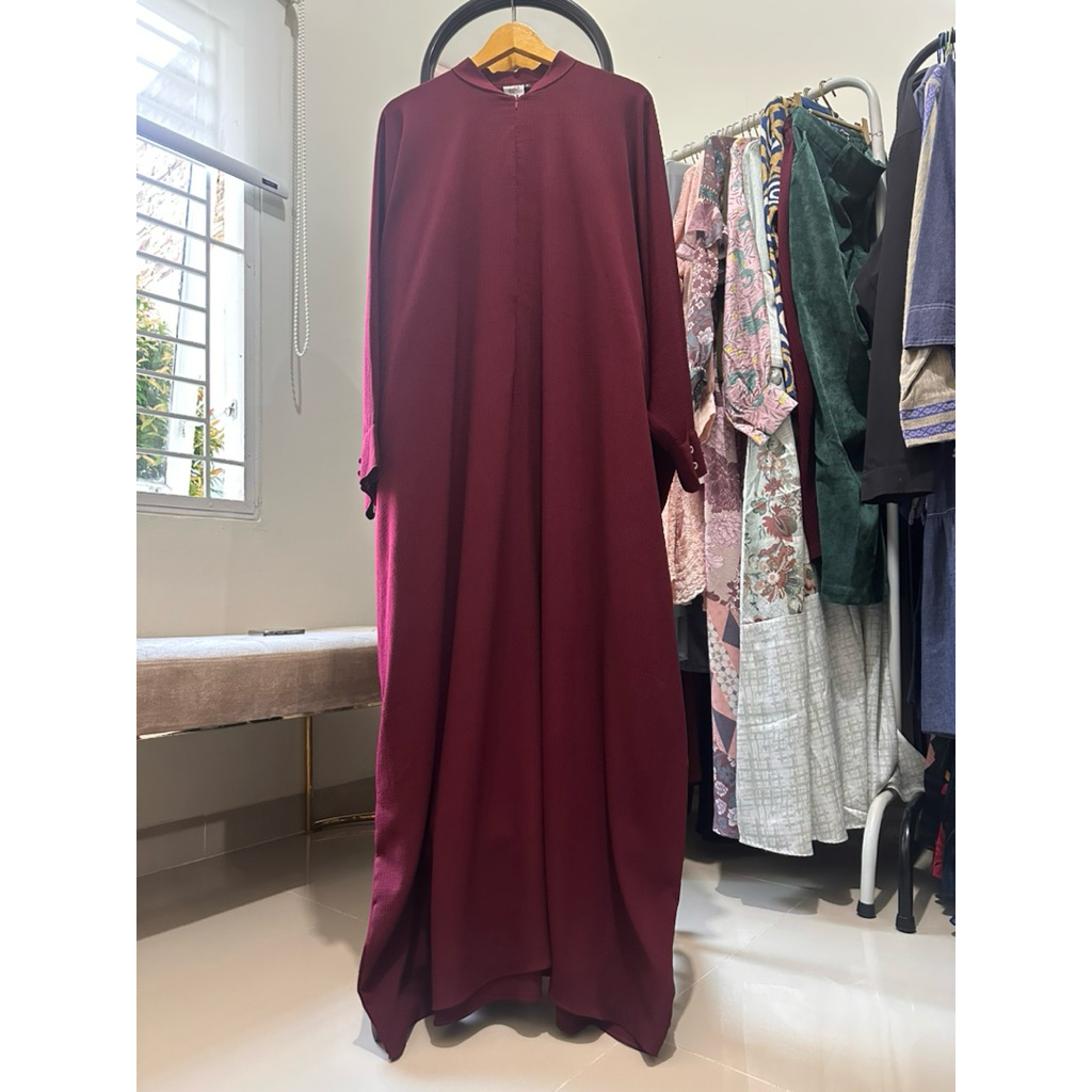 PL Like NEW gamis DheaMbunProject size M/ gamis Maroon