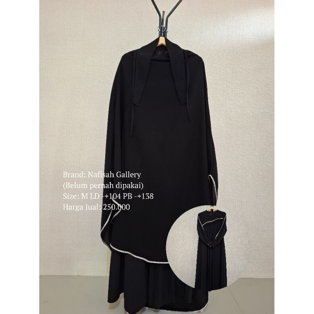 Preloved | Nafisah Gallery Abaya Set French Khimar