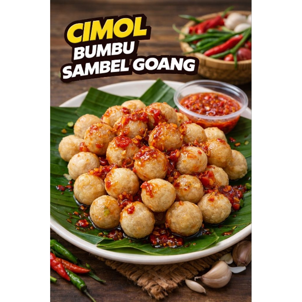 Cimol Bumbu Sambel Goang