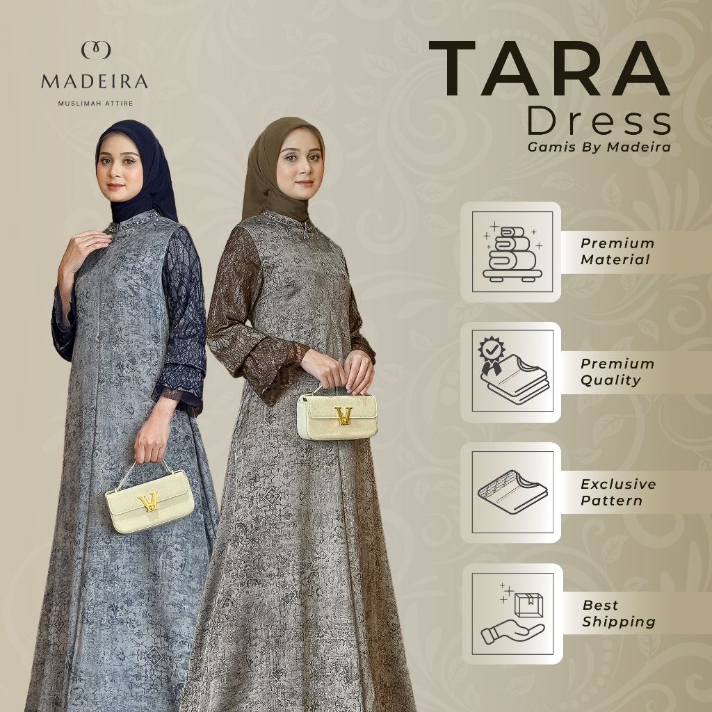 Gamis Mewah Elegan - Madeira - Tara Dress