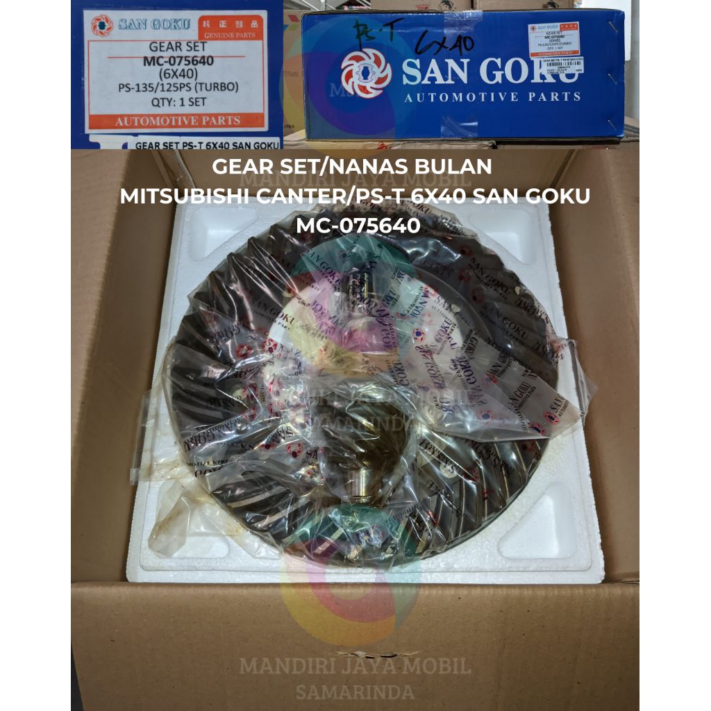 GEAR SET/NANAS BULAN MITSUBISHI CANTER PS125/PS136, 6X40 SAN GOKU | MC-075640