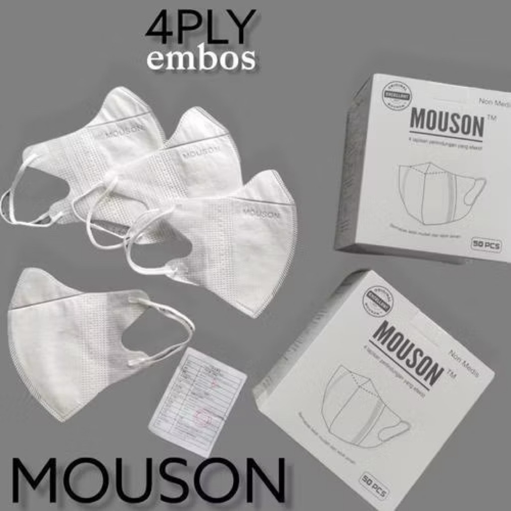 Duckbill Mouson, Duckbill Mouson 50pcs, Masker Duckbill Termurah
