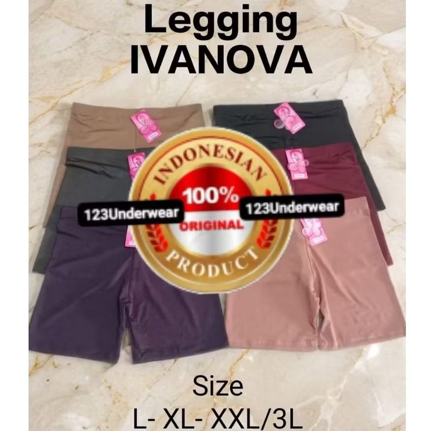 Celana Pendek Shorts Wanita Ivanova Premium Legging