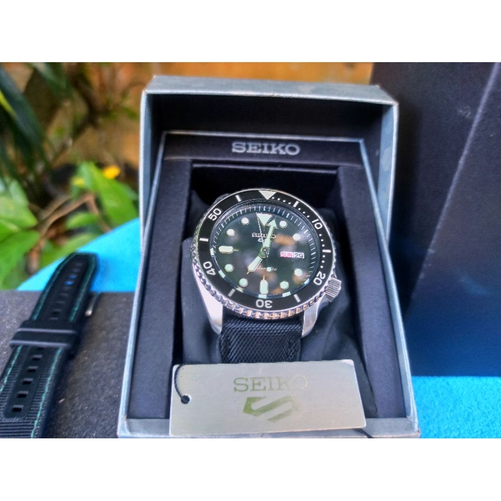 Jam Tangan Pria Wanita Asli / Original Japan Seiko 5 SRPD55K2 Automatic
