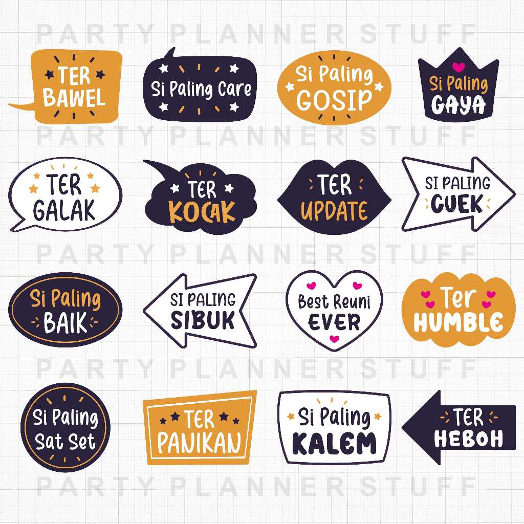 Custom order tokokembar27 / photo props / stik foto fun props / custom text photobooth property / cu