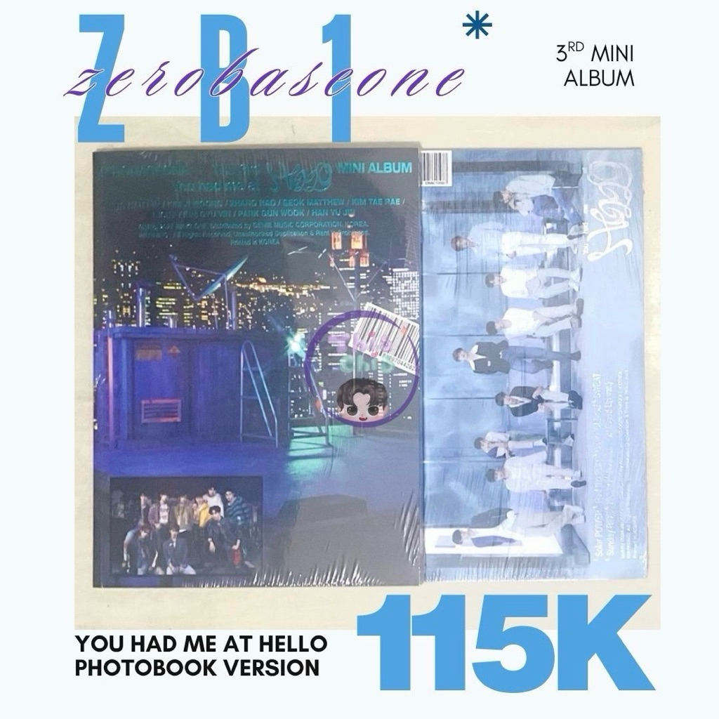 [READY STOCK] ZEROBASEONE You Had Me at HELLO 3rd Mini Album Photobook Version Sealed Fullset Sung H