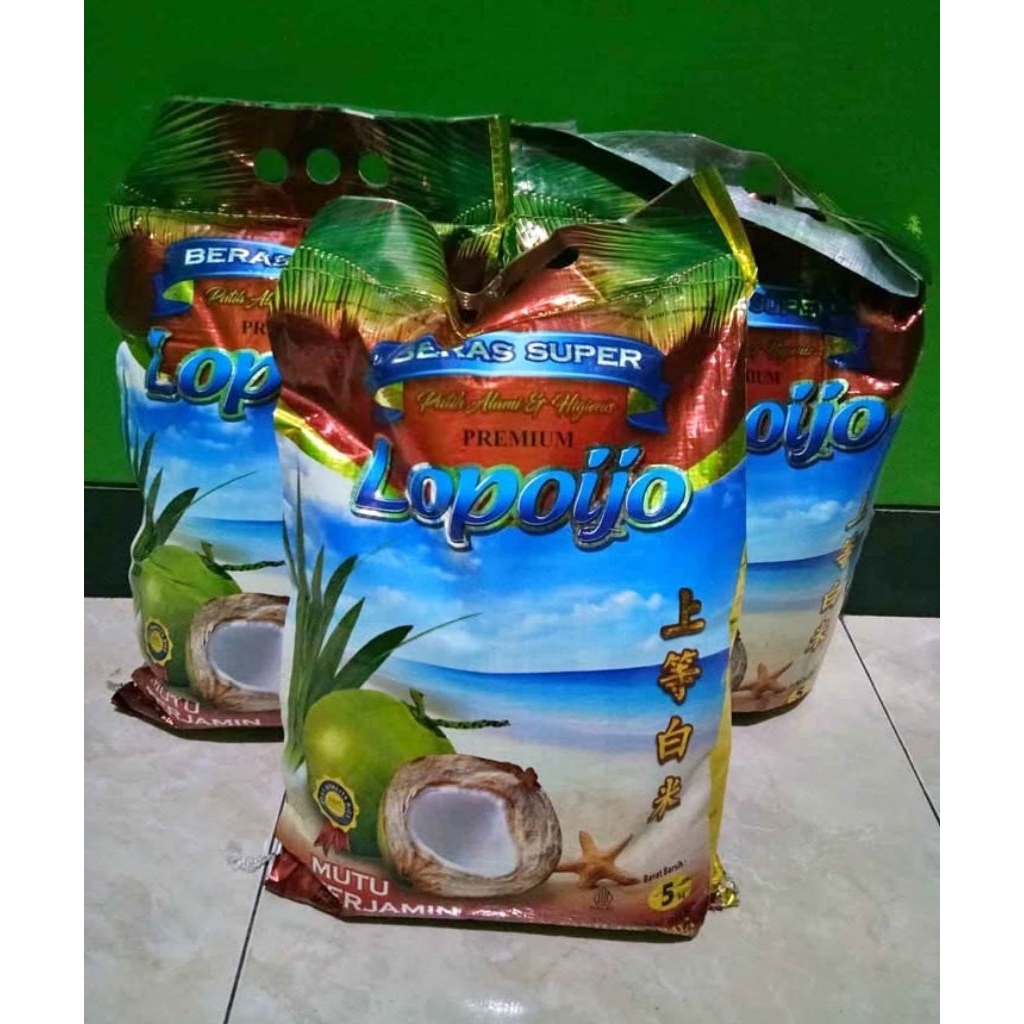 beras lopo ijo 5kg beras 5kg beras premium