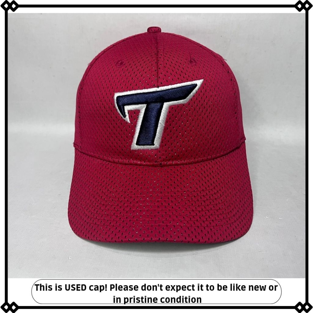 topi baseball huruf T casual original second unisex