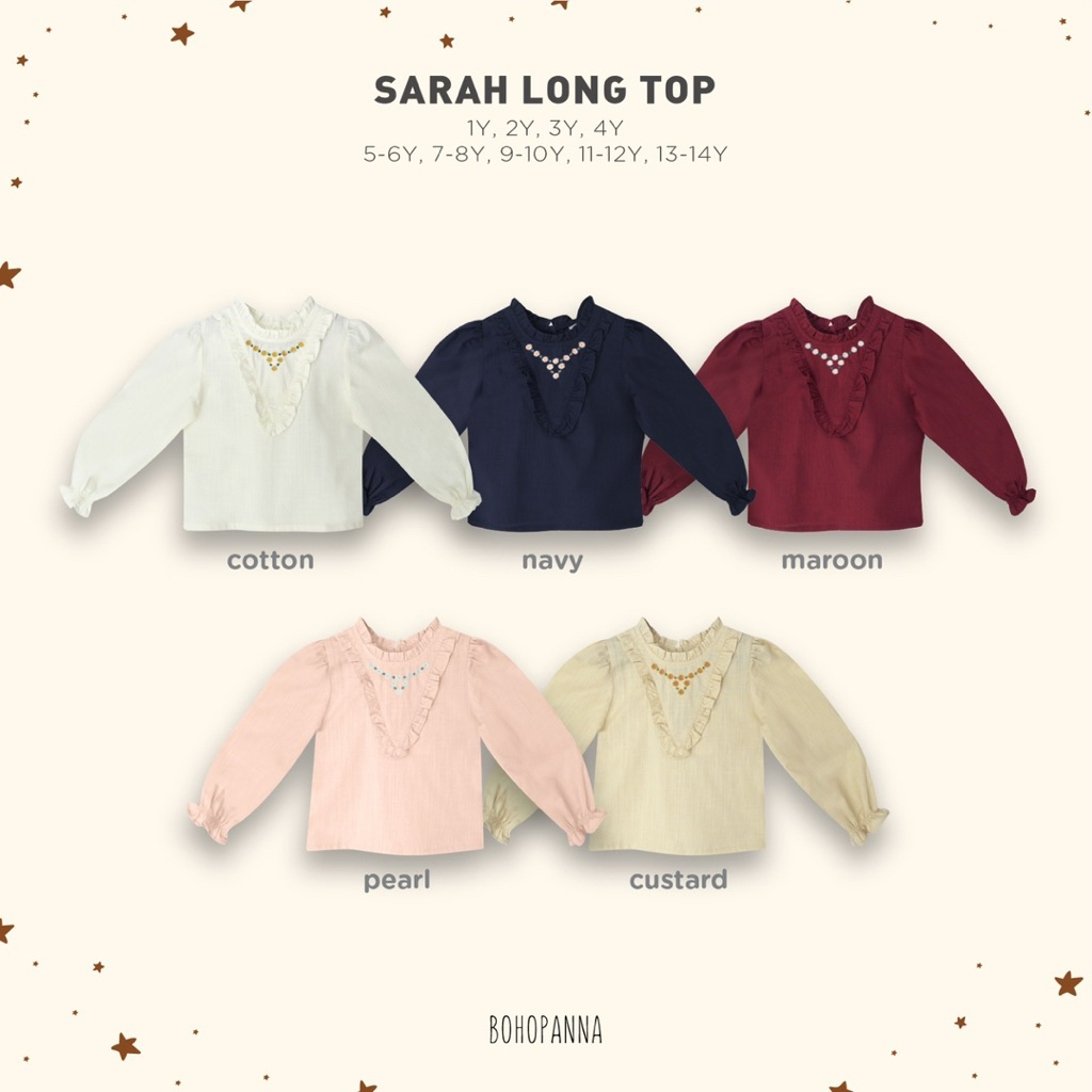 BOHOPANNA- SARAH LONG TOP KIDS