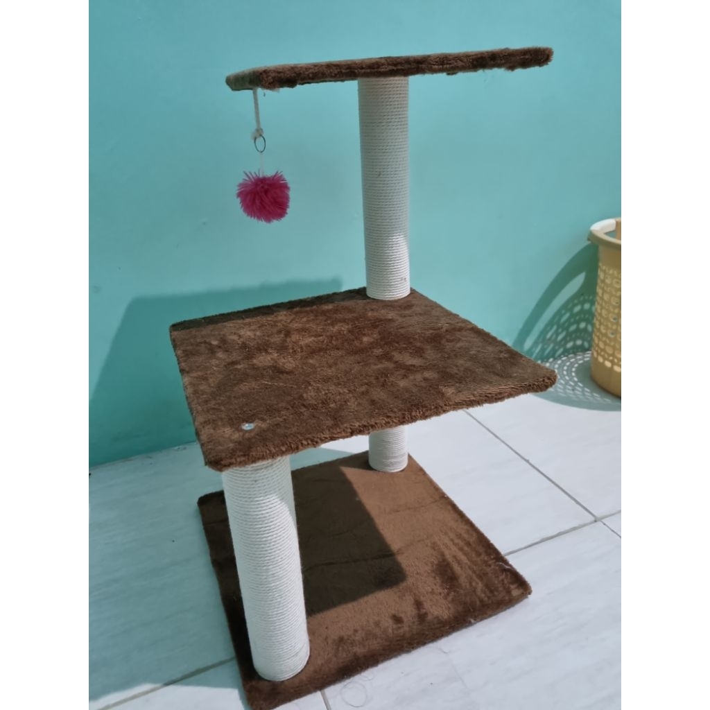 JUAL MURAH ‼️ Cat Condo / Tangga Loncat Kucing / Cat Scratch /Garukan Kucing