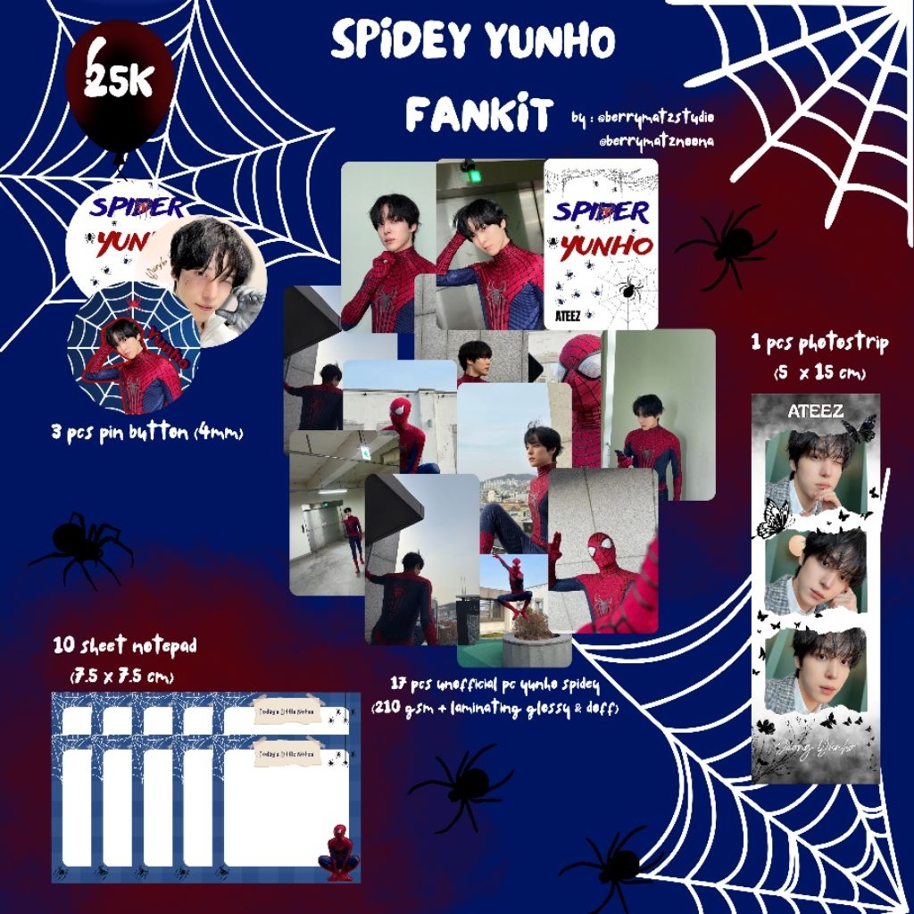 SPIDEY YUNHO FANKIT SPECIAL BIRTHDAY