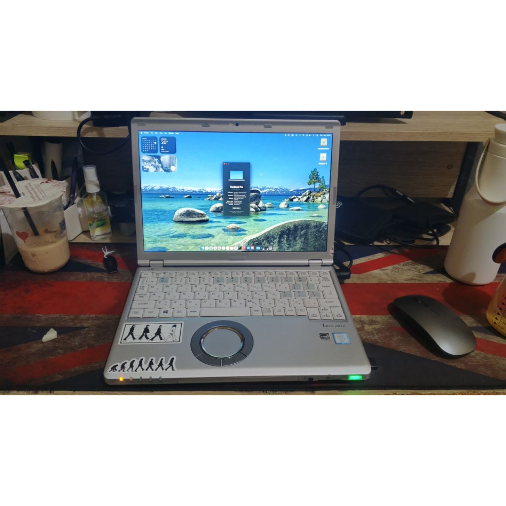 Laptop Hackintosh dual boot (macOS + Windows) Panasonic CF-SZ6. Thinkpadnya Jepang