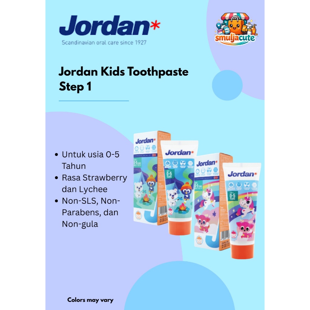 Jordan Kids Toothpaste Step 1