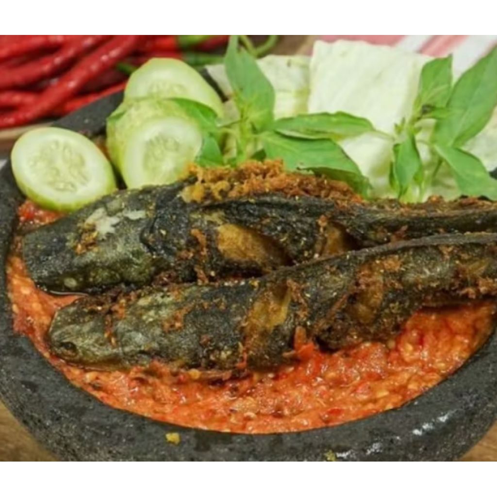 Paket [siap masak] Pecel Lele / Nila / Ayam [komplit] plus Lalapan