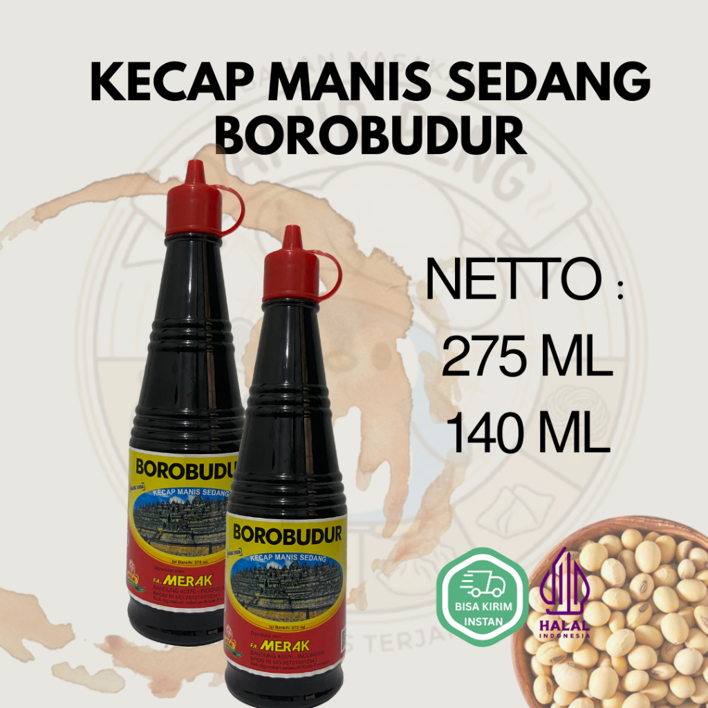 Kecap Manis Sedang Borobudur - Kecap Enak Legendaris