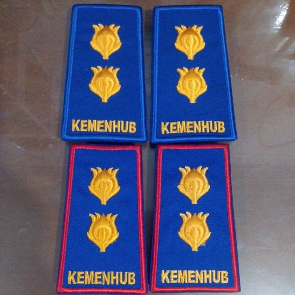 PANGKAT KEMENHUB BORDIR GOL4A