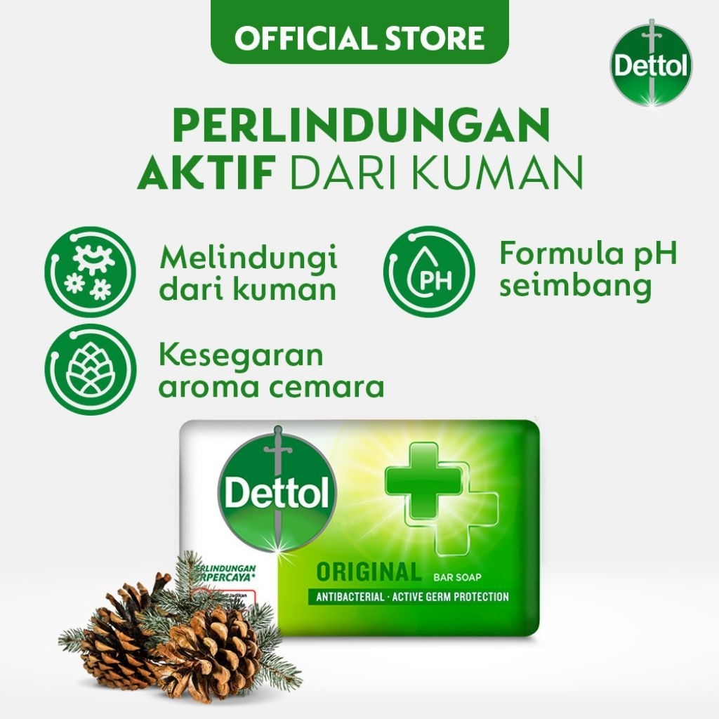 SABUN DETTOL BATANG ORIGINAL 100GR