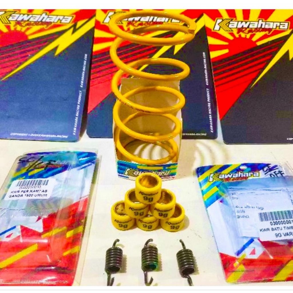 Per cvt roller per ganda mio j x ride mio gt per paketan cvt kawahara racing garansi 100% asli origi