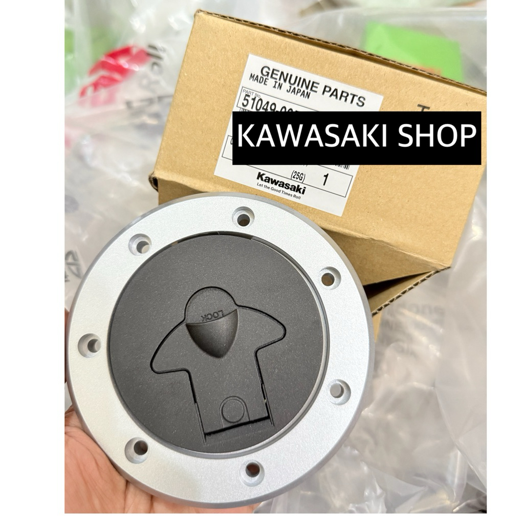 tutup tangki ninja rr new original kawasaki