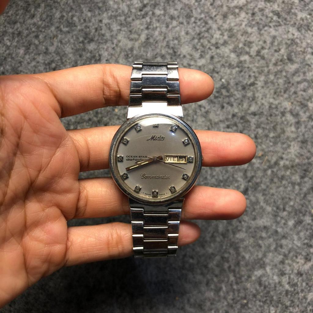 Jam tangan mido commander second original automatic widing