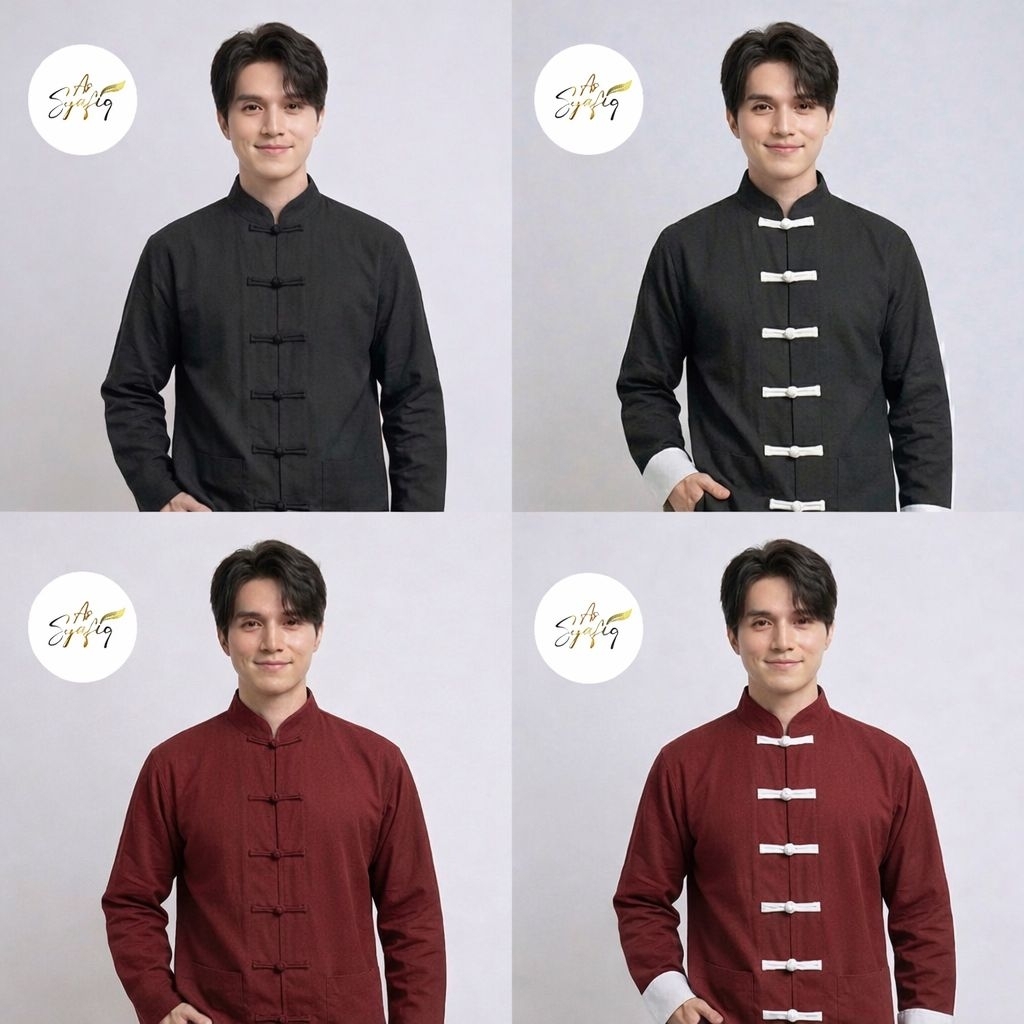 Baju cina kemeja baju cina chuangsam baju cina modern kemeja cina IP MAN modern