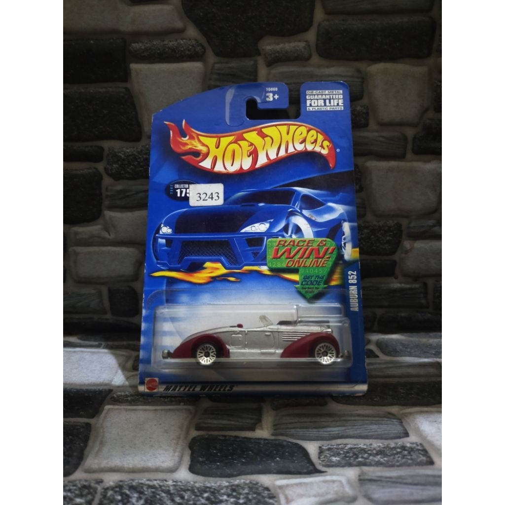 Hot Wheels Auburn 852 Race & Win Online - Blue Card