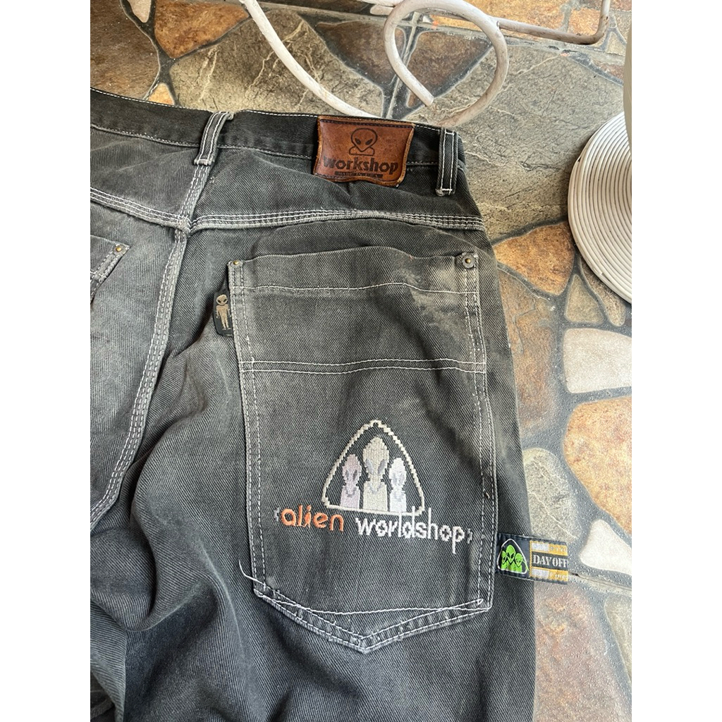 Alien Workshop Baggy Jeans Big Pocket Y2K Vintage 90s