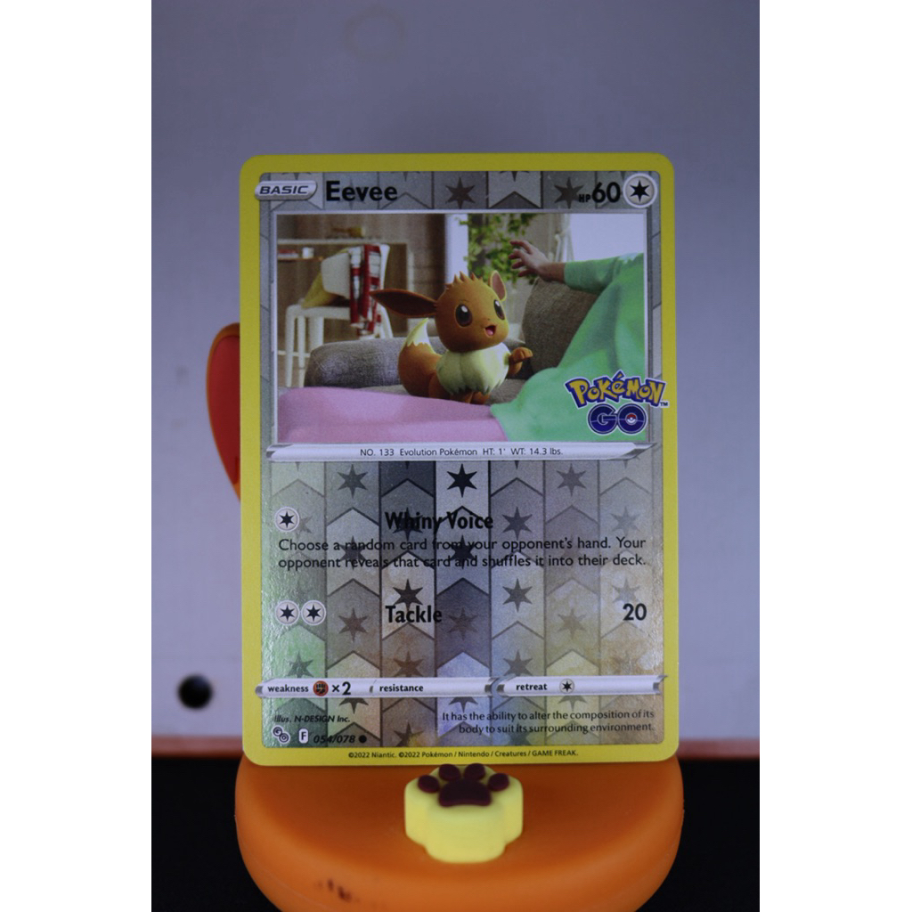 Kartu pokemon Evee PokemonGo English KARTU POKEMON TCG