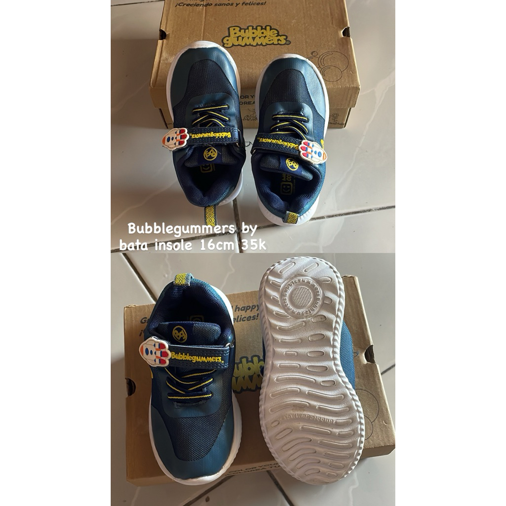 bubble gummers sepatu anak bata navy